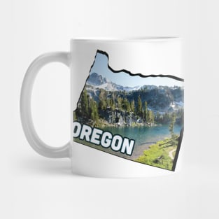 Oregon state, Oregon hiking trails gift, Oregon home state Mug